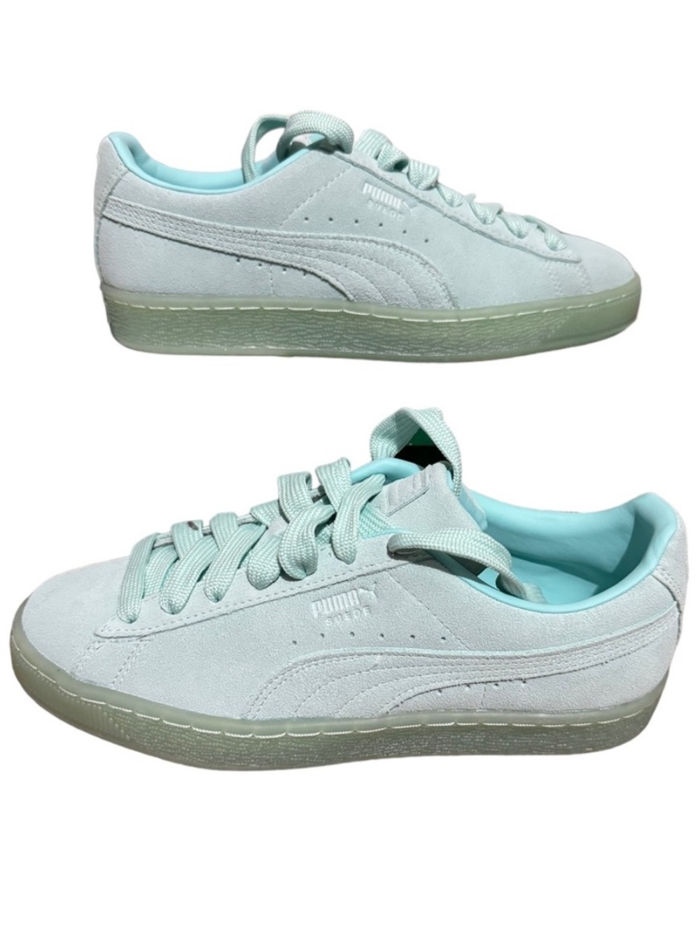PUMA Suede Classic Sneakers in Mint